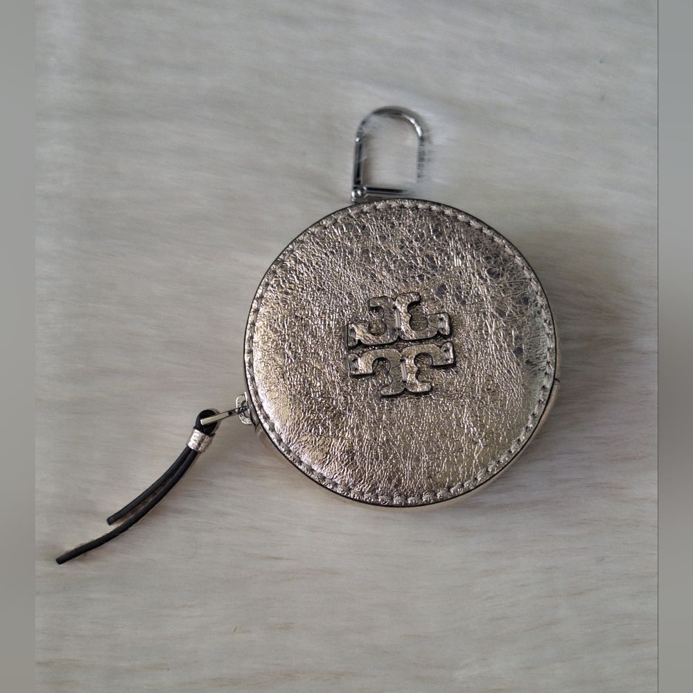 NWT Tory Burch Thea Metallic Coin Pouch